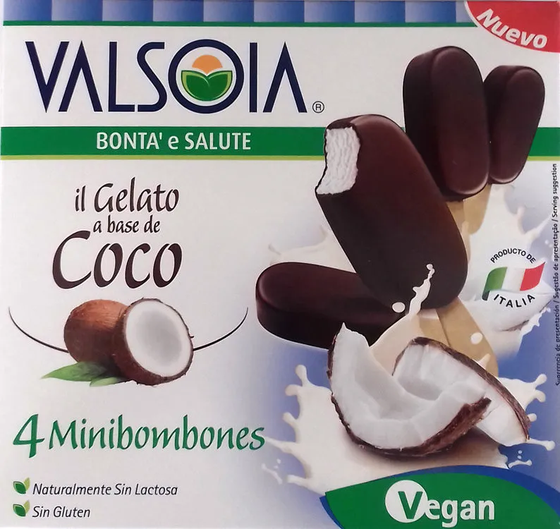 Gelato a base de coco