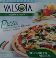 Pizza vegetal con 5 verduras