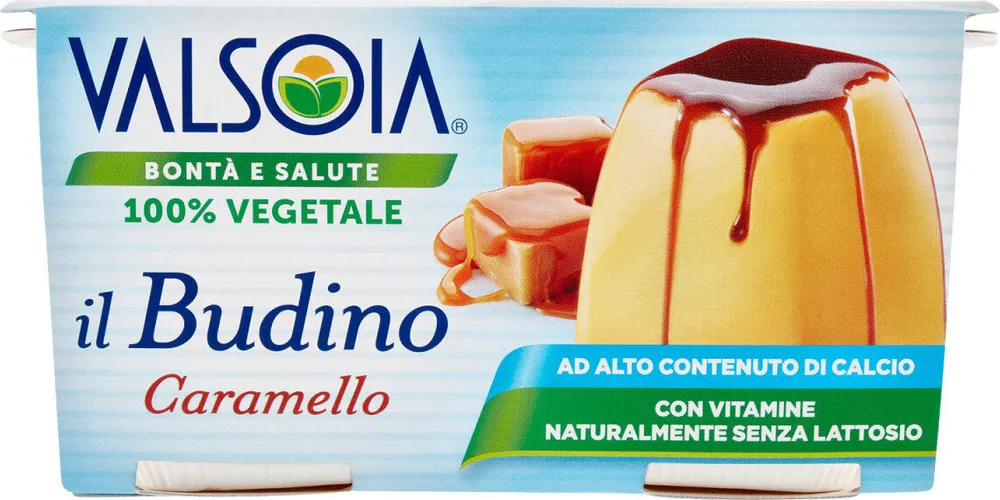 Il budino caramello ad alto contenuto di calcio