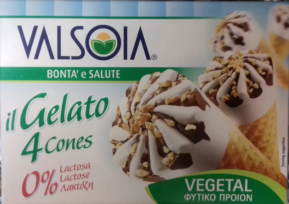 Conos de helado vegetal