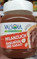 Pflanzlich Haselnüsse und Kakao