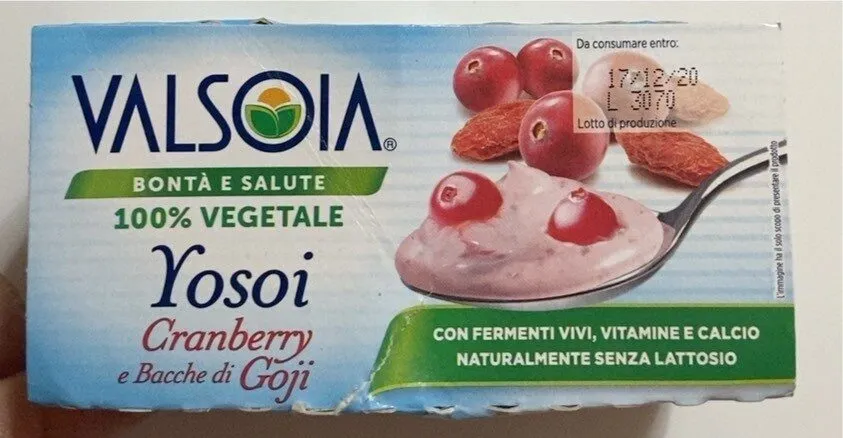 Yosoi cranberry e bacche di goji