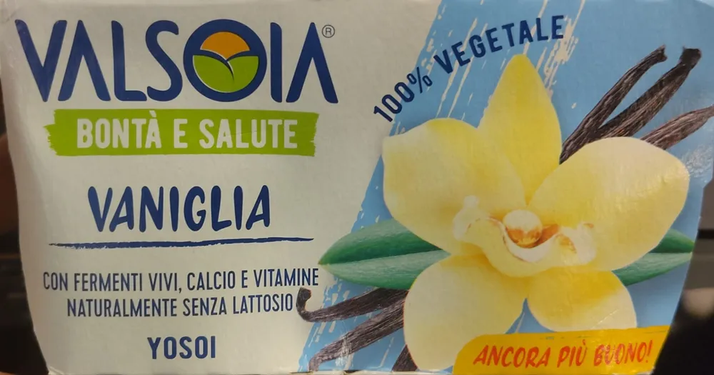 Yogurt vegetale gusto vaniglia