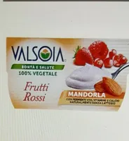 Yogurt vegetale mandorla gusta frutti rossi