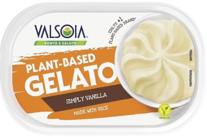 Gelato Ris-Is Vanilje Melkefri 1l Valsoia