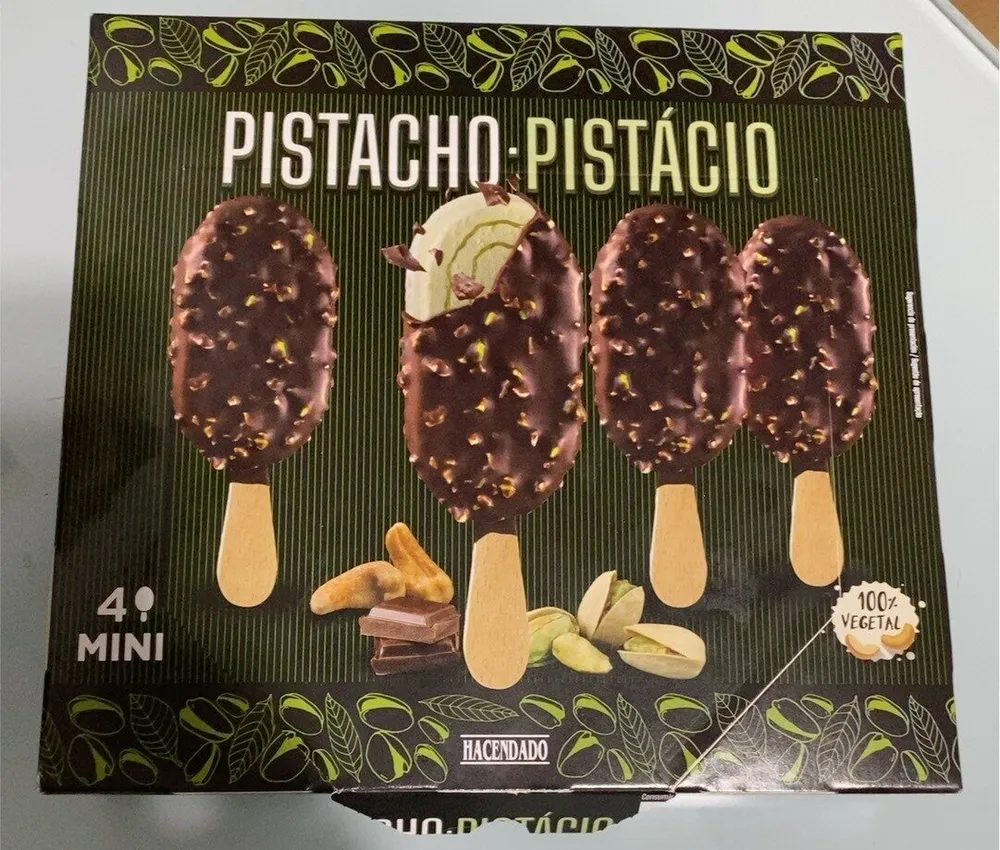 Helado pistacho