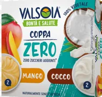 Gelato Valsoia Zero Zuccheri aggiunti Mango e Cocco
