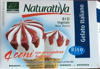 Glace framboise lait de riz