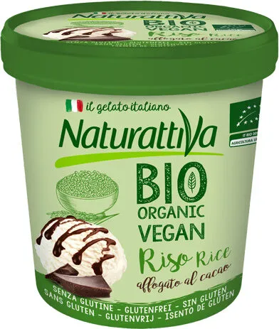 Bio Organic Vegan Riso Rice affogato al cacao