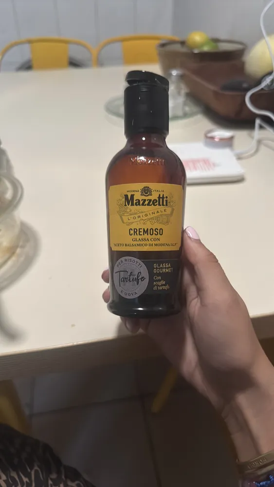 Cremoso Glassa con Aceto Balsamico di Modena I.G.P. con Tartufo