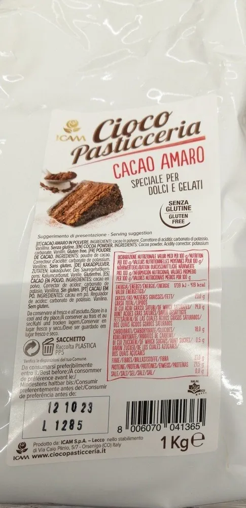 Cioco pasticceria Cacao amaro