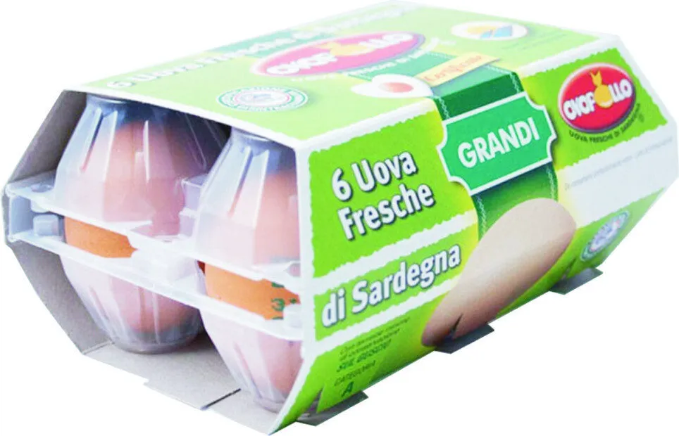 6 uova  fresche