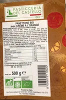 Panettone bio avec crème à l'orange