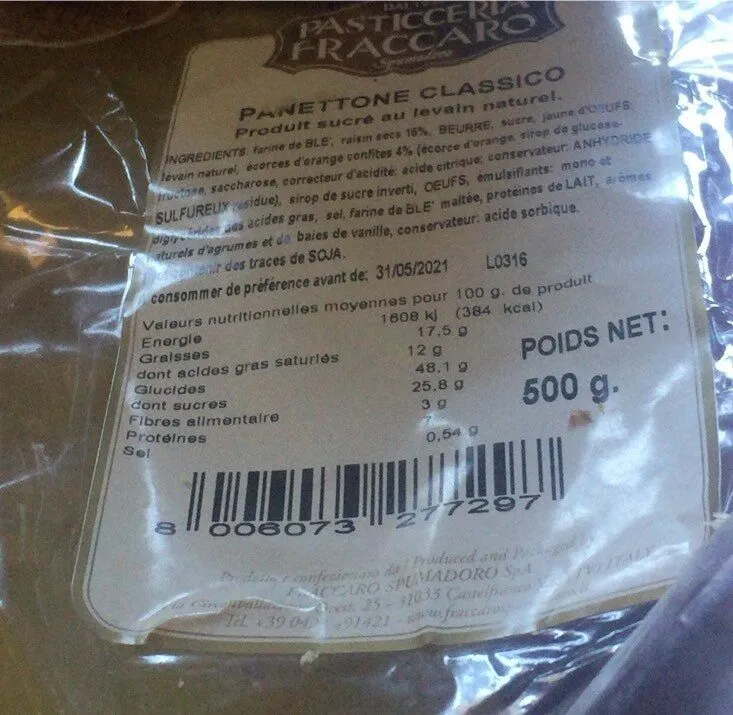 Panettone classico