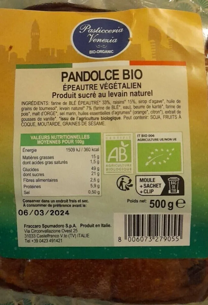 Pandolce bio