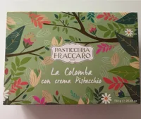 La colomba con crema al pistacchio