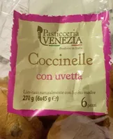 coccinelle con uvetta