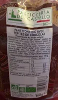 Panetonne bio avec pépites de chocolat