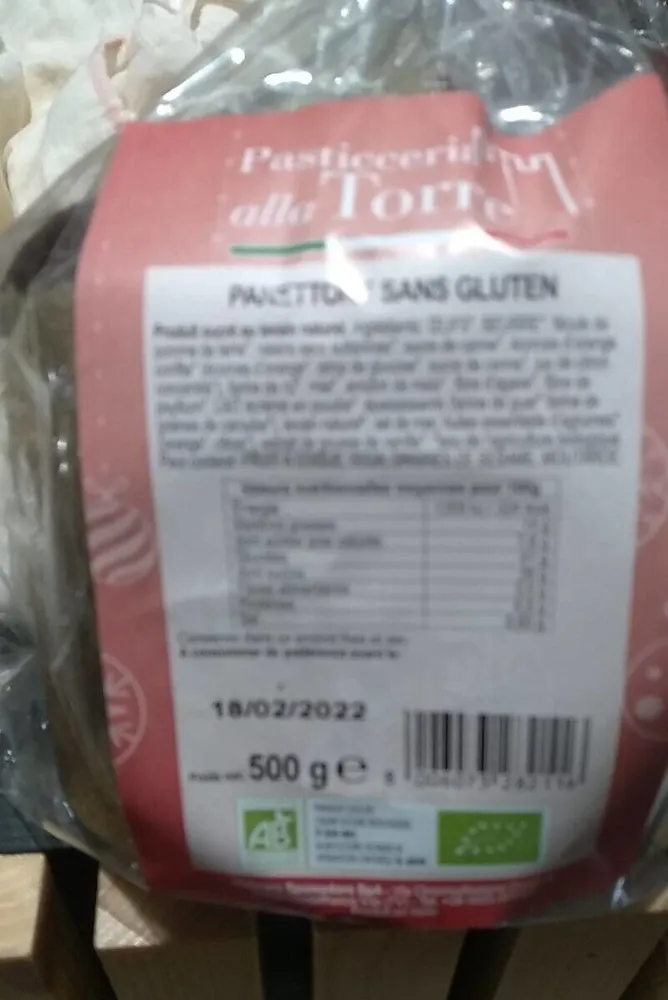 Panettone sans gluten