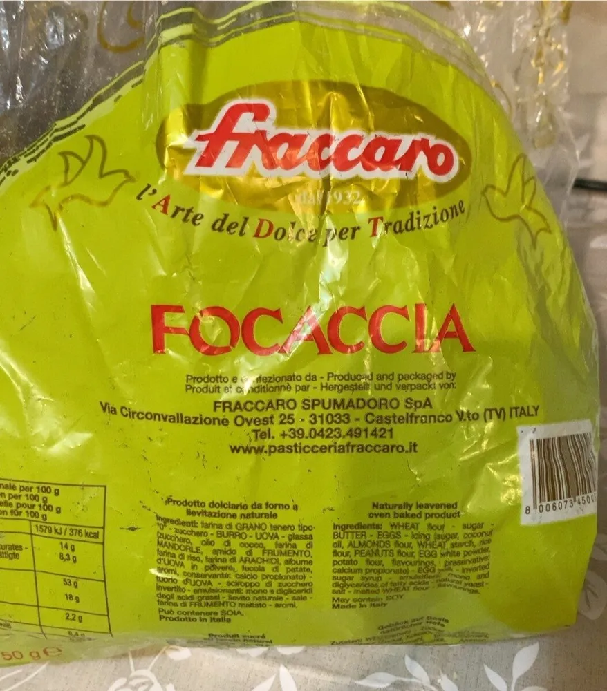 Focaccia dolce