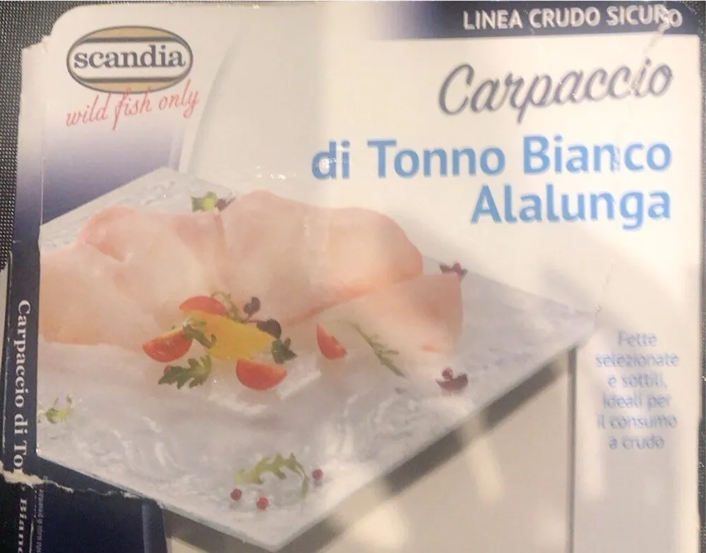 Carpaccio di tonno bianco