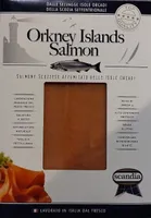 Salmone scozzese affumicato delle isole Orcadi