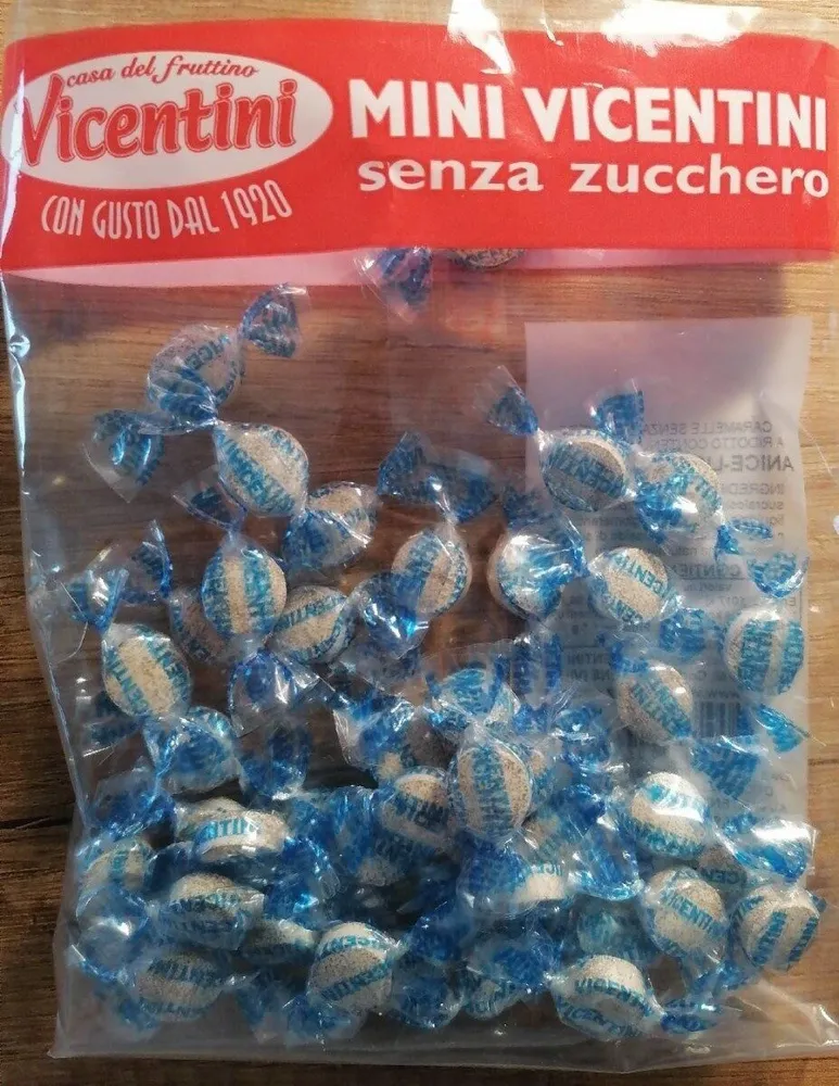 Mini Vicentini senza zucchero (Anice e Liquirizia)