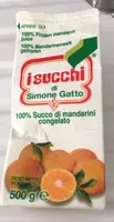 Succo di mandarini congelato