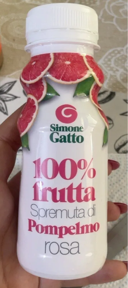 100% frutta spremuta di pompelmo rosa