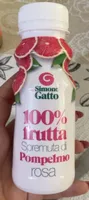 100% frutta spremuta di pompelmo rosa