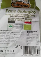 Pane biologico affettato