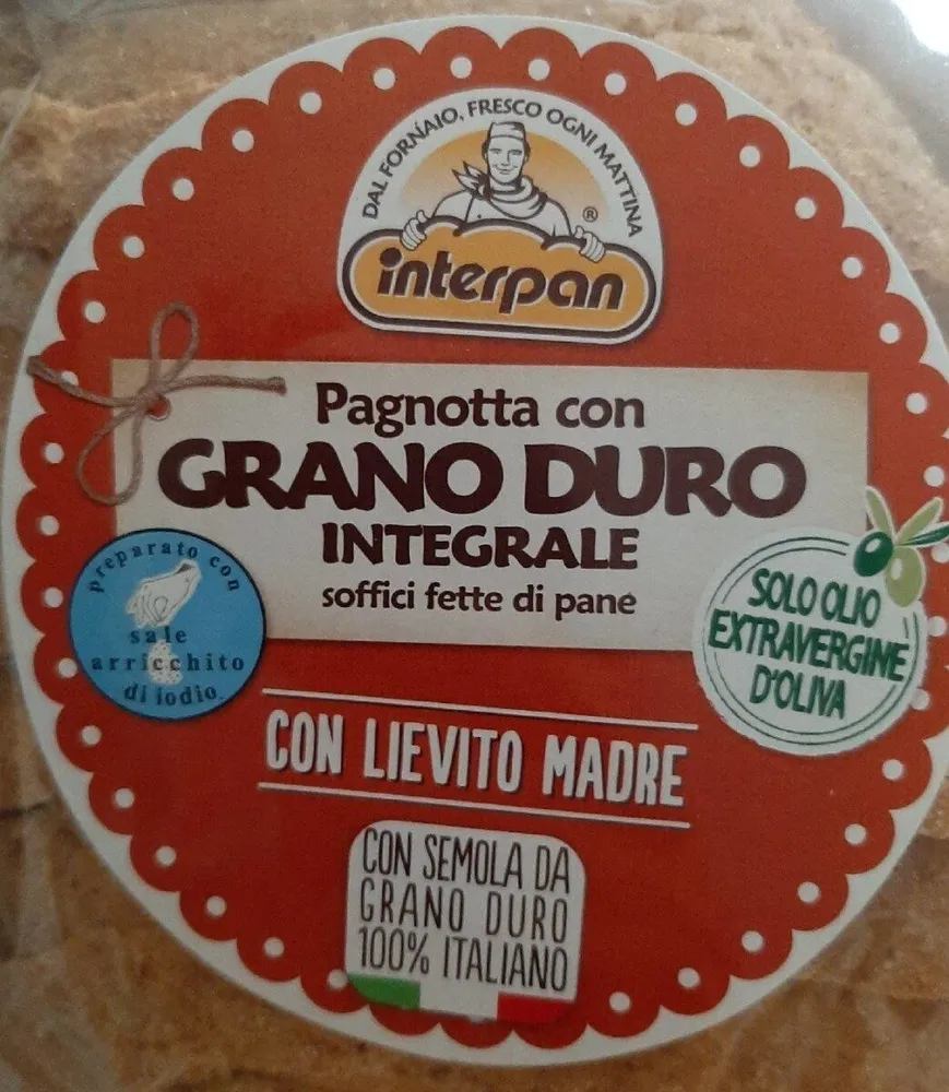 Pagnotta con grano duro integrale