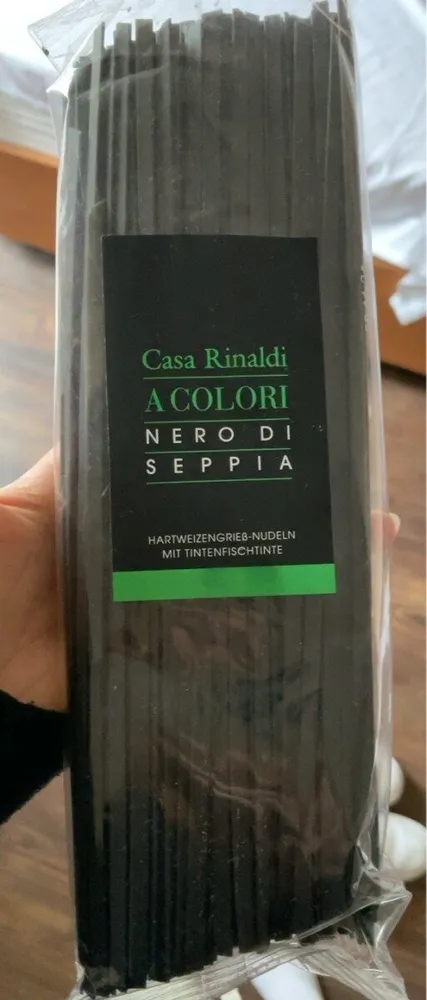 Tagliatelle al nero di seppis