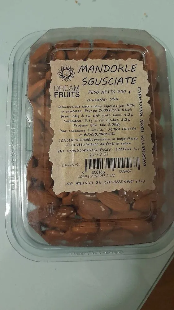 Mandorle sgusciate