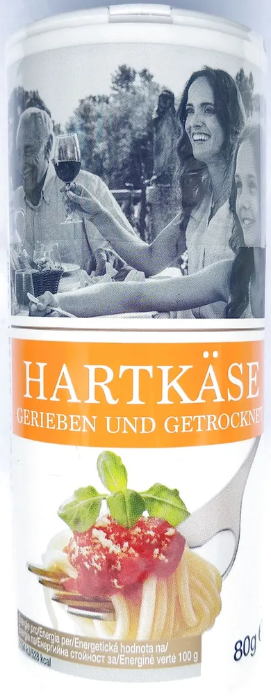 Hartkäse gerieben