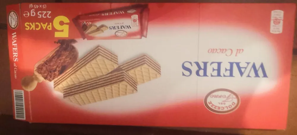 Wafers al cacao