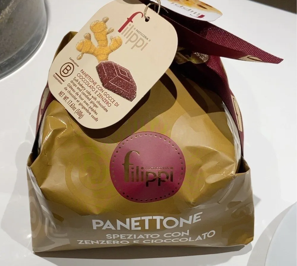 Panettone ciocolato e Zenzero