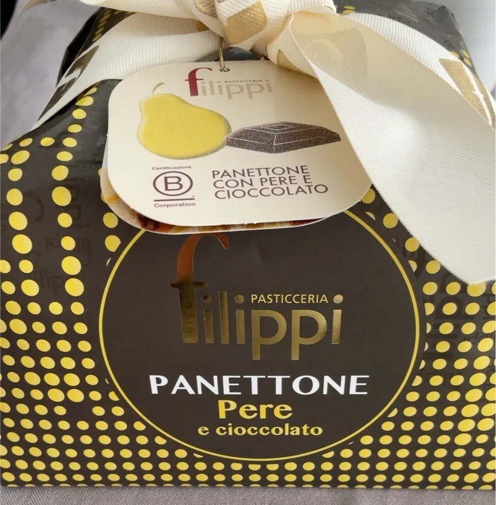 Panettone pere e cioccolato
