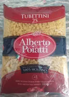 Tubettini pasta di semola di grano duro