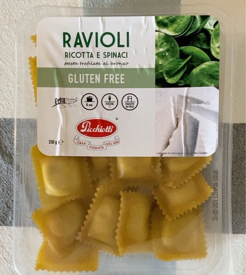 Ravioli ricotta e spinaci gluten free