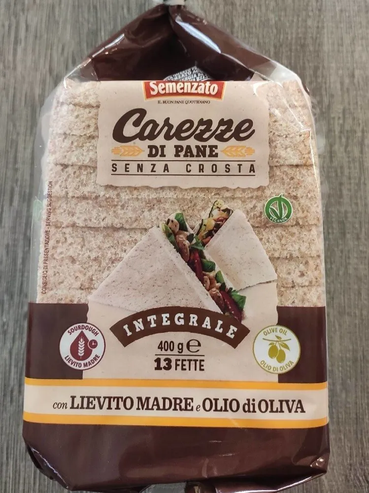 Carezze di pane senza crosta
