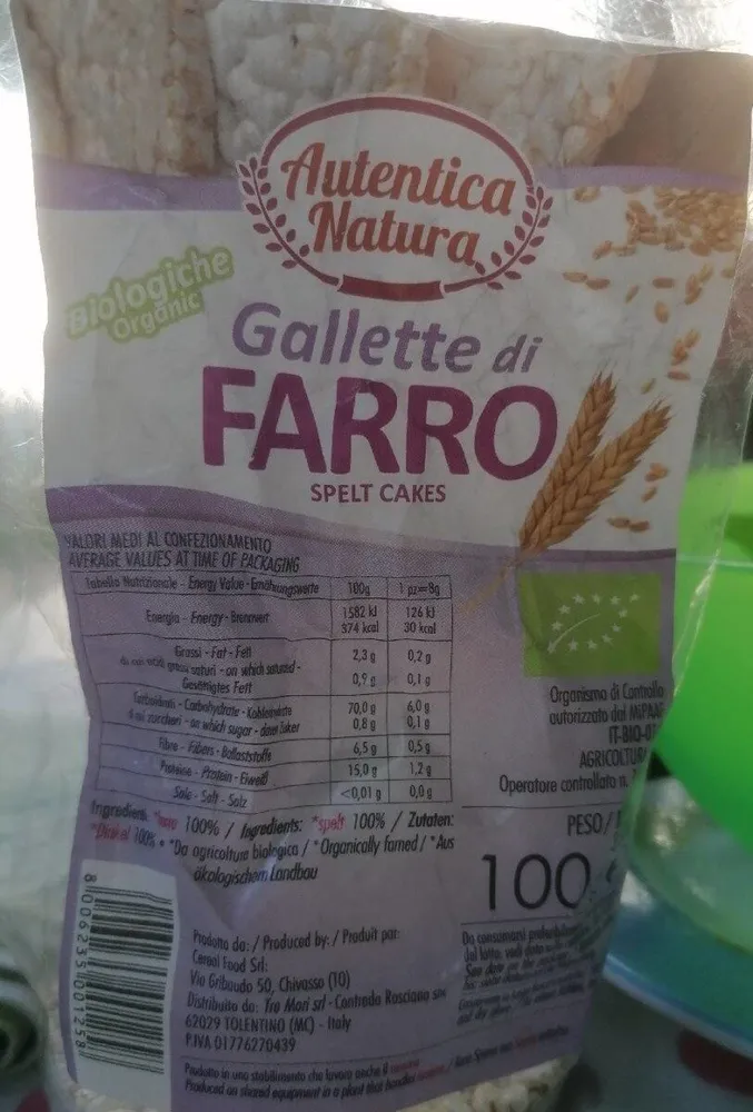 Gallette di farro