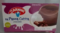 La panna cotta al cioccolato Carnini