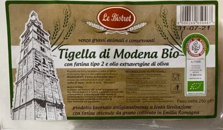 Tigella di Modena Bio