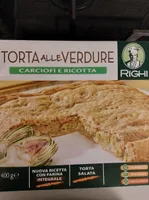 Torta alle verdure carciofi e ricotta