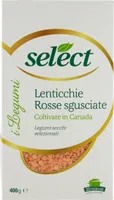 I legumi lenticchie rosse sgusciate