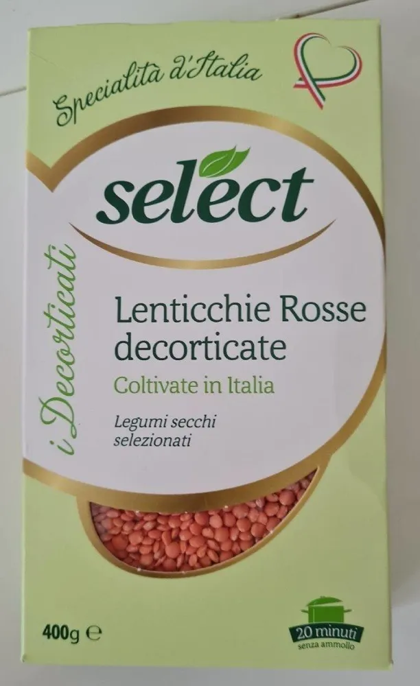 Lenticchie Rosse Decorticate
