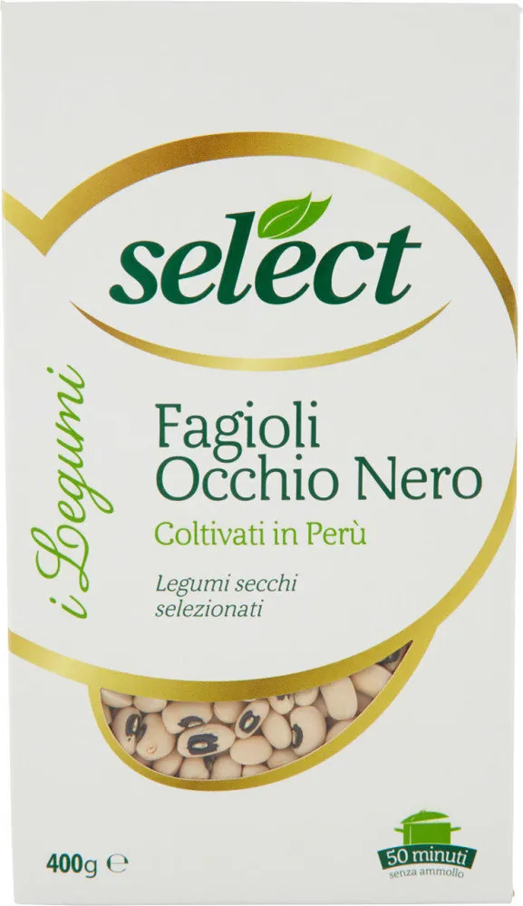 I legumi fagioli occhio nero