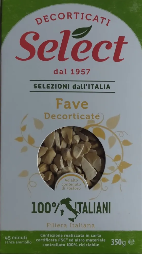 Fave decorticate