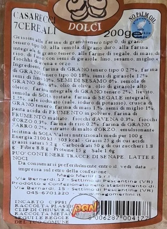 Caserecci 7 Cereali